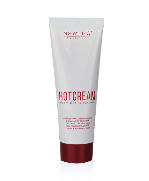 Крем Разогревающий Hot Cream New life, 80 ml 4820197800841 фото