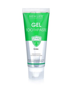 Gel Toothpaste зубна паста гелева - очищає зубну емаль від нальоту, надає антимікробну дію, 75 ml 4820197802098 фото