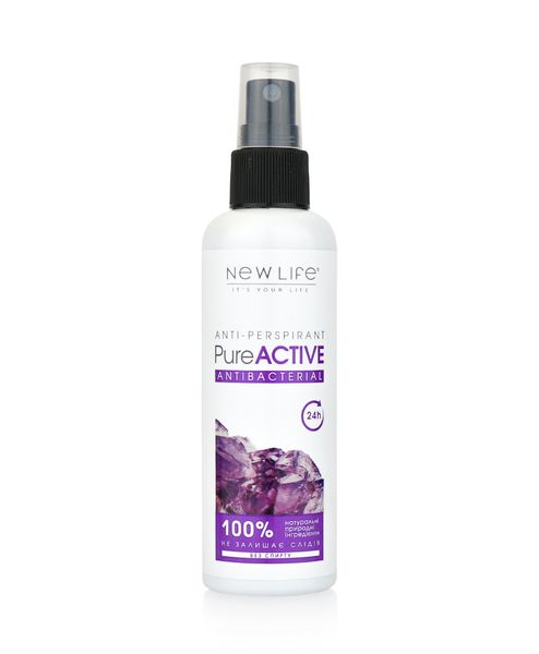 Лосьйон-дезодорант для жінок Pure Active Antibacterial, 100 ml 4820197801930 фото