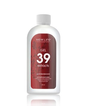 Гель для вмивання для проблемної шкіри 39 екстрактів Reserve bottle New life, 200 ml 4820197802456 фото